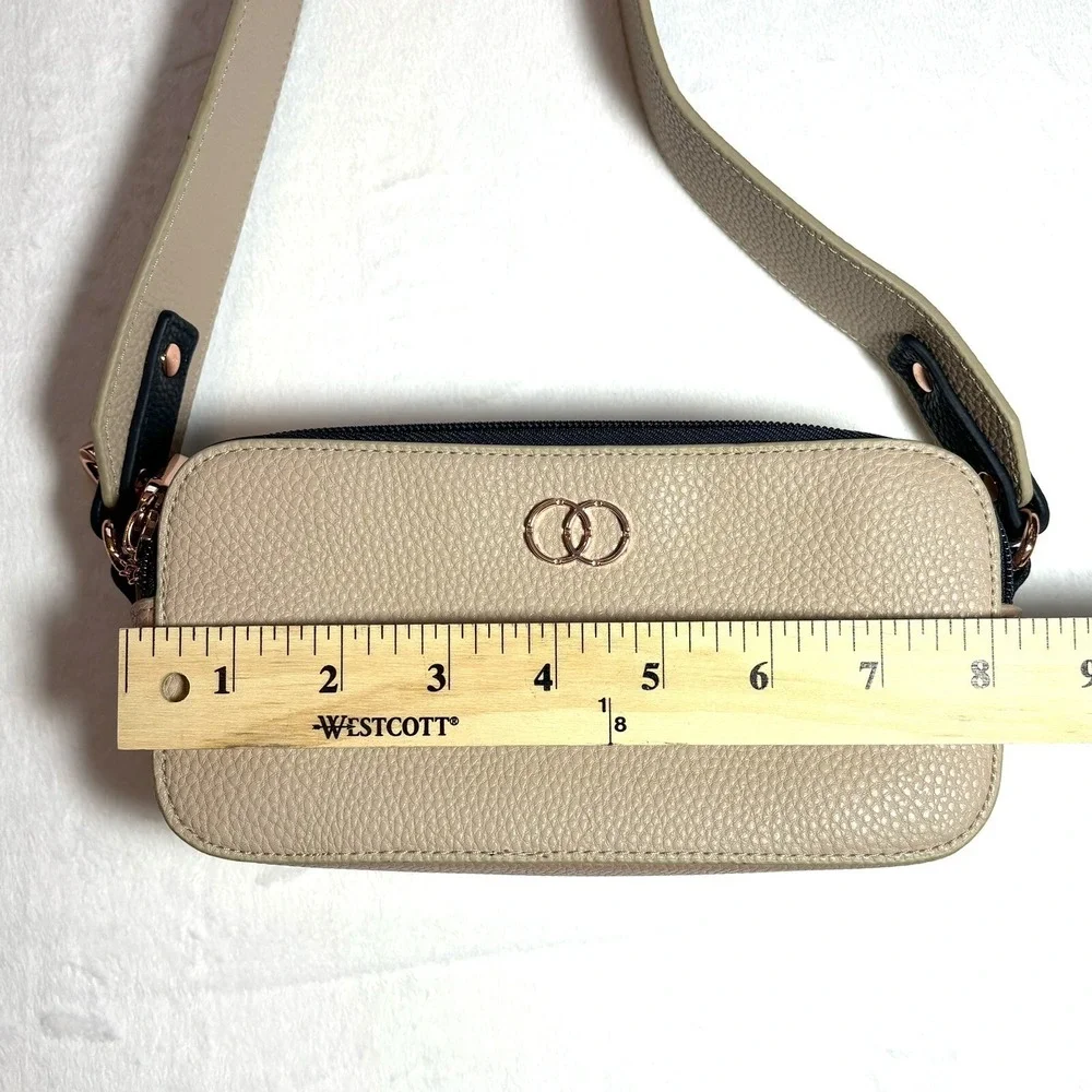 Crossbody Cell Phone And Essentials Purse Bag Caboodles Blush Pink Tan Nude Navy